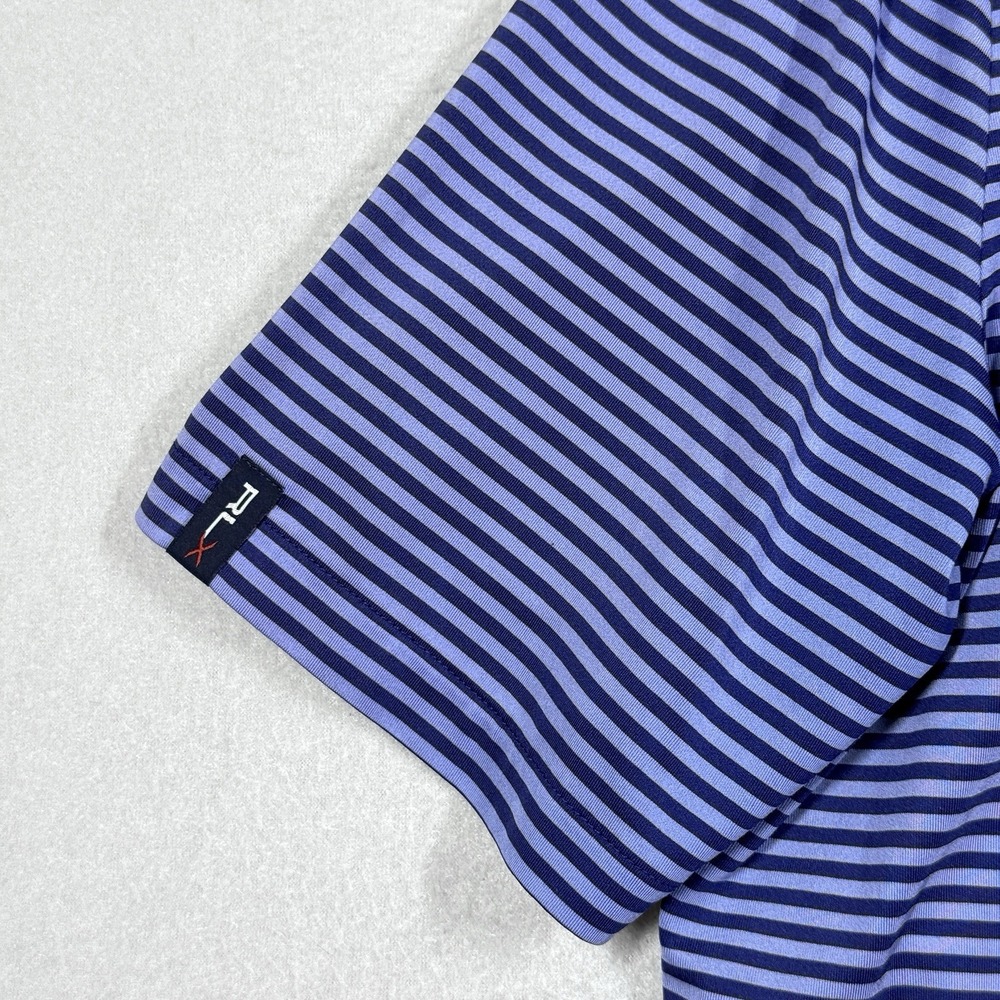 RLX Ralph Lauren Oakmont Country Club Polo Shirt Mens XL Performance Golf Stripe - Picture 4 of 13